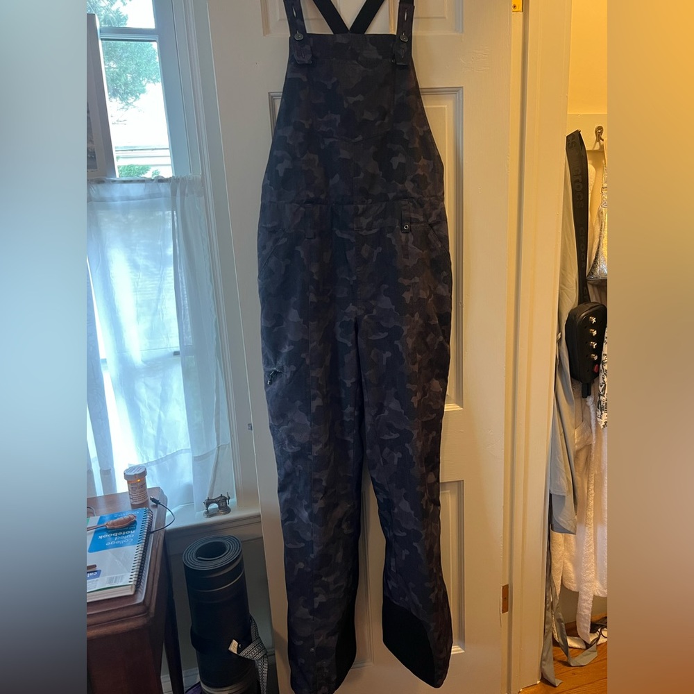 Obermeyer Dark Camouflage Ski Bib